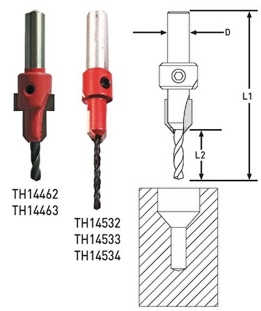 Topshop TH14462 3mm Freze Havşa Matkap Ucu 5’li