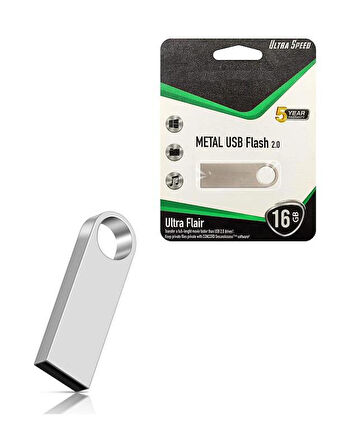 Metal Usb Flash Bellek 16 GB USB 2.0 Ultra Hızlı Dosya Aktarımı