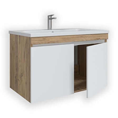 Teta Home Tokyo 80 cm Mdf Banyo Lavabolu Alt Dolap