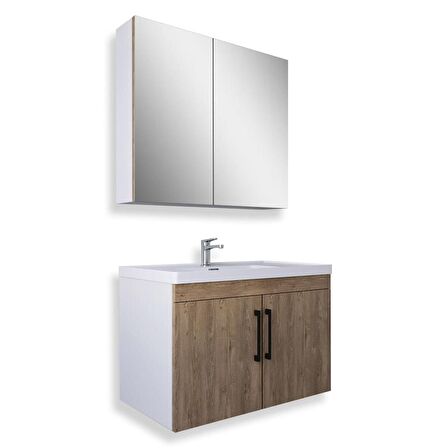 Teta Home Yalova 65 Cm Mdf Banyo Dolabı Seti