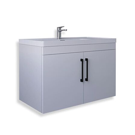 Teta Home Yalova 65 cm Mdf Banyo Lavabolu Alt Dolap