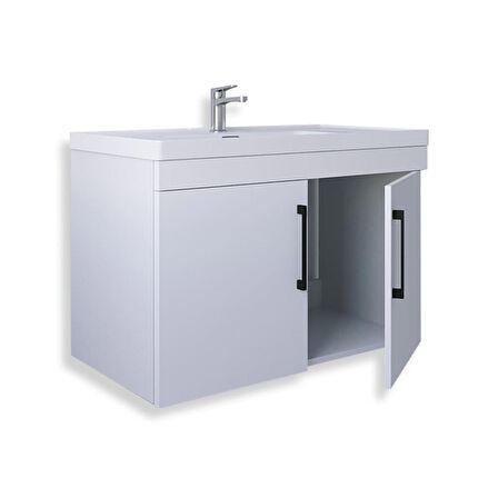 Teta Home Yalova 65 cm Mdf Banyo Lavabolu Alt Dolap