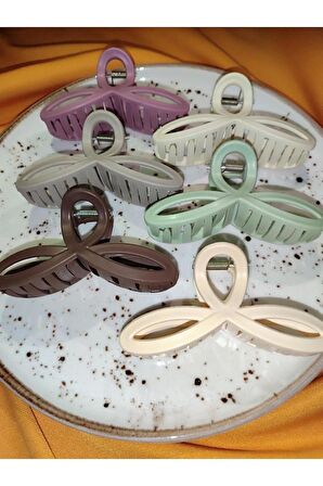 Kadın Sonsuzluk Model 6 Adet Büyük Boy 11 Cm Mandal Toka Seti