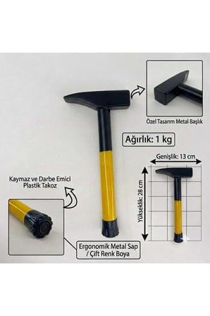 ÇEKİÇ DEMİR SAPLI KAMYON ÇEKİCİ