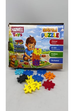 Sayılı Puzzle Blok Seti