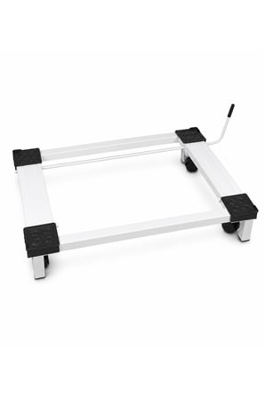 Metal Çeksür Çamaşır Makinesi Ve Buzdolabı Altlığı Tekerlekli Stand