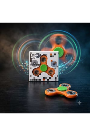 Odaklanma ve Stres Azaltıcı Akıcı Dönüşlü Stres Çarkı Oyuncak (Fidget Spinner)