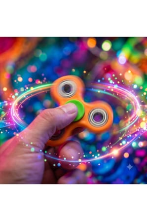 Odaklanma ve Stres Azaltıcı Akıcı Dönüşlü Stres Çarkı Oyuncak (Fidget Spinner)