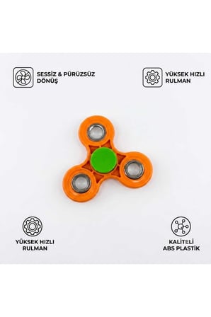 Odaklanma ve Stres Azaltıcı Akıcı Dönüşlü Stres Çarkı Oyuncak (Fidget Spinner)