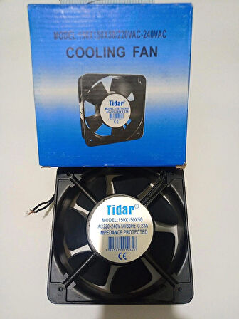 Tidar Devirli Aksial Kare Fan 150x150x50 0.23 A 220 Volt