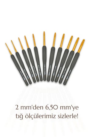 Tulip Mind 2 mm 2 Numara Yumuşak Saplı Tığ Makrome