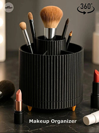 MASA ÜSTÜ MAKYAJ VE OFİS ORGANİZER 360 DERECE DÖNEBİLİR