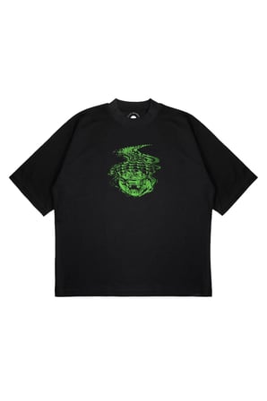 Unisex Oversize TIMSAH LACO Baskılı Boxy Fit Kalın Kumaşlı (240gsm) T-shirt