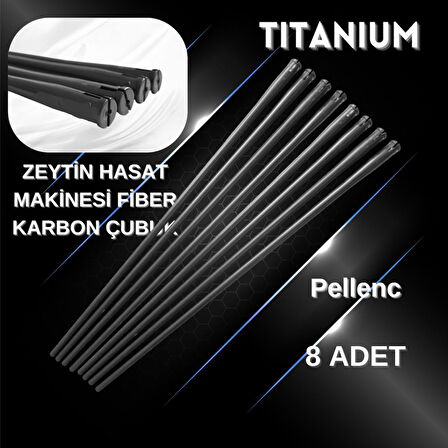 Pellenc Zeytin Hasat Makinesi Yekpare Çırpıcı Çubuk - 8 Adet