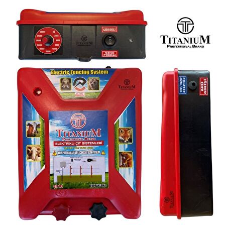 Titanium Night Shock 30K Elektirikli Çit Sistemi Set-1 30000 Volt