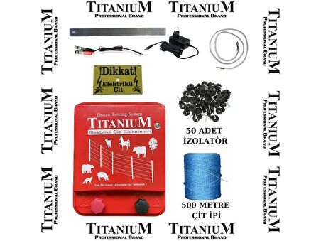 Titanium Night Shock 30KA Elektirikli Çit Sistemi Set-1 30000 Volt