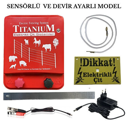Titanium Night Shock 30K Elektirikli Çit Sistemi Set-5 Domuz Kovucu