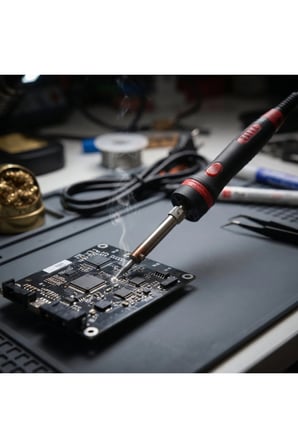 2 Adet Kalem Havya – 40W Güçlü Elektrikli Lehim Aleti, Ergonomik Tutma Sapı, Sivri Uç, Elektronik Ve Kablo İşleri Soldering Iron