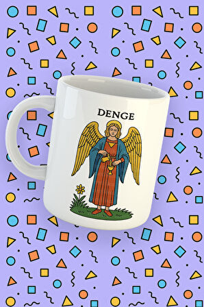 Kartura Koleksiyonu – Tarot Denge Kartı Özel Tasarım Kupa Bardak