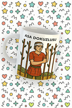 Kartura Koleksiyonu – Tarot Asa Dokuzlusu Kartı Özel Tasarım Kupa Bardak