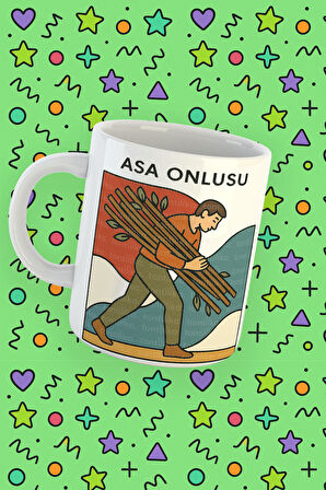 Kartura Koleksiyonu – Tarot Asa Onlusu Kartı Özel Tasarım Kupa Bardak