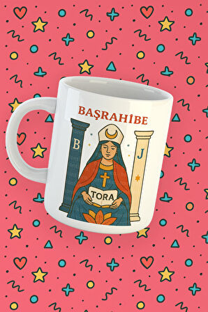 Kartura Koleksiyonu – Tarot Başrahibe Kartı Özel Tasarım Kupa Bardak