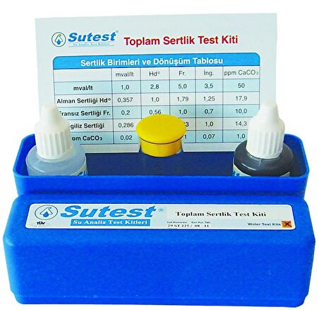 SUTEST TOPLAM SERTLİK TEST KİTİ