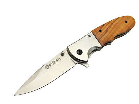 Da27 Kamp Çakı 20,5 Cm - Manuel, Kemerlikli, Ahşap Sap