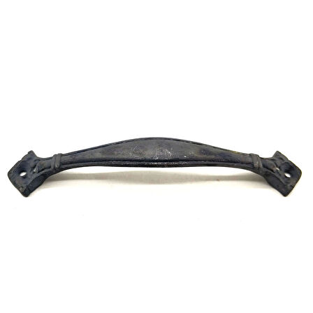 Antika Tarz Dekoratif Pirinç Deste Mobilya Kulbu - 27x155 Mm, Oksit