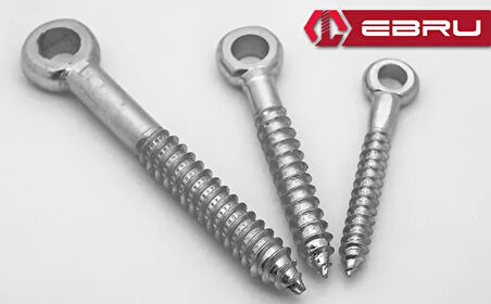 Delikli, Gözlü Vida 8 - 5 Adet