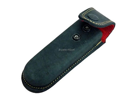 Hakiki Deri Çakı Kılıfı No:5 - 15 Cm, Kemerlikli