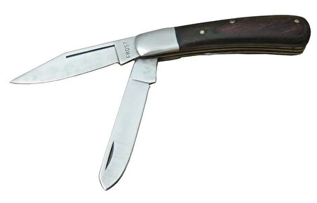 K-29 Falkon Çiftli Çakı 14 Cm - Ahşap Sap, Manuel