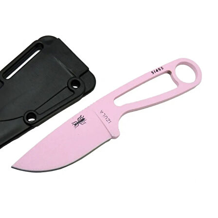 İzula Esee 51455pnk Pembe Kamp Bıçağı 16 Cm - Komple Metal, Plastik Kılıflı