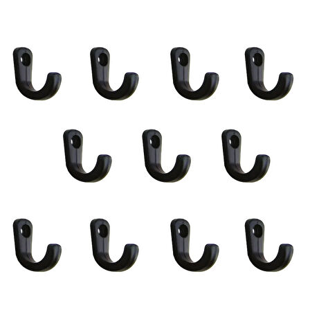 Tekli Bijuteri, Dekor Askısı - Siyah, 100 Adet, 10x18x22 Mm