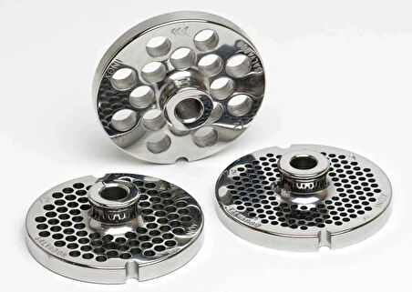 İnox Paslanmaz Kıyma Makinesi Aynası, Ağızı 12 No - 4 Mm