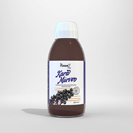 HOMM VİTA KARA MÜRVER TAKVİYE EDİCİ GIDA 150 ML 