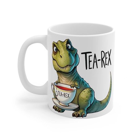 Tişört Kodu Tea-Rex Dinozor Kupa Seramik 330 ml