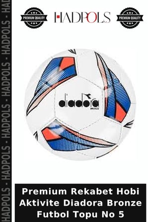 Premium Rekabet Hobi Aktivite Diadora Bronze Futbol Topu No 5