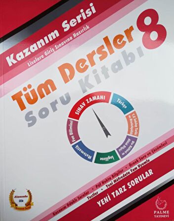 Palme 8.Sınıf LGS Kazanımlı Tüm Dersler Soru Bankası