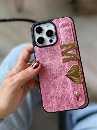 iPhone (15) uyumlu Kişiselleştirilebilir Charmlı Kılıf