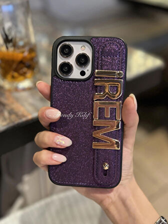 iPhone (15) uyumlu Kişiselleştirilebilir Charmlı Kılıf