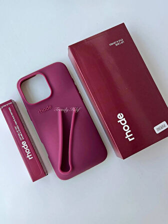 iPhone (16) uyumlu Rhode Kılıf (Raspberry Jelly)