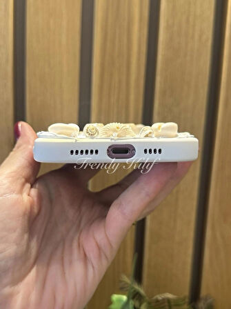 iPhone (16 PRO MAX) uyumlu 3D Deniz Yıldızı Desenli Kılıf