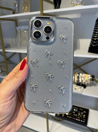 Samsung (A36) uyumlu Kurdeleli Simli Kılıf