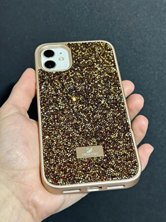 iPhone (11) uyumlu Lüks Taşlı Kılıf