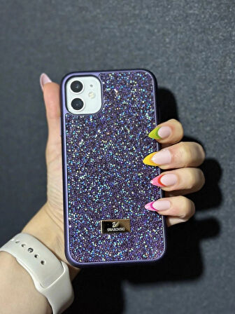 iPhone (11) uyumlu Lüks Taşlı Kılıf