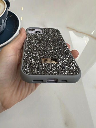 iPhone (13) uyumlu Lüks Taşlı Kılıf