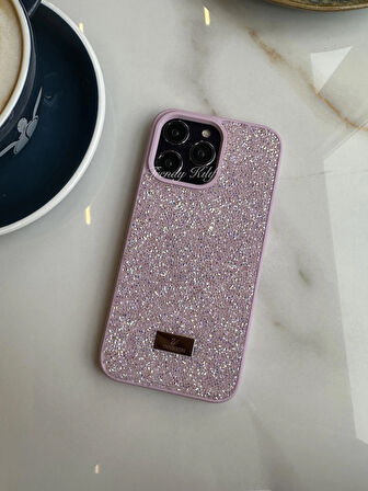 iPhone (13 Pro) uyumlu Lüks Taşlı Kılıf