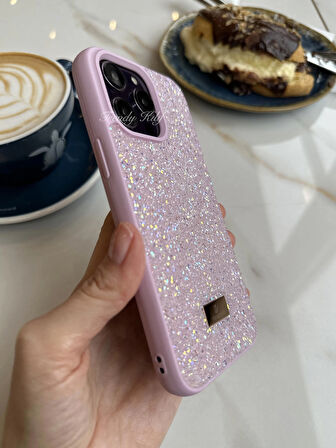 iPhone (13 Pro) uyumlu Lüks Taşlı Kılıf