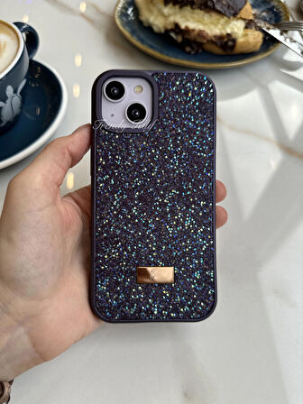 iPhone (13 Pro Max) uyumlu Lüks Taşlı Kılıf